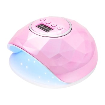 UV LED Лампа за маникюр, 86 W, розова