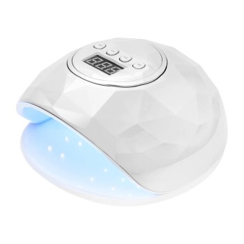 UV LED Лампа за маникюр, 86 W,  сребриста перла
