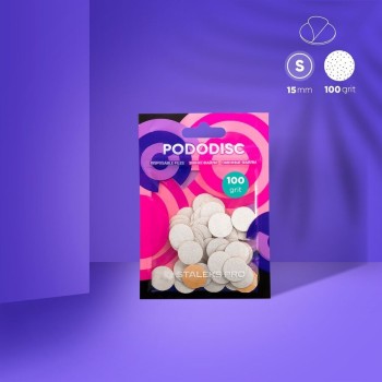 Сменяеми файлове на мека основа за диск за педикюр Pododisc S размер 100 грит /50бр./