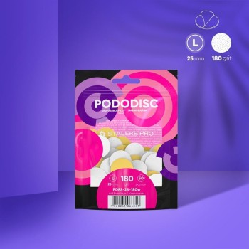 Сменяеми файлове на мека основа за диск за педикюр Pododisc L размер 180 грит /50бр./