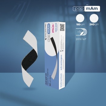 Сменяеми файлове papmAm Mix Expert 22 180/240 грит (50 бр.)