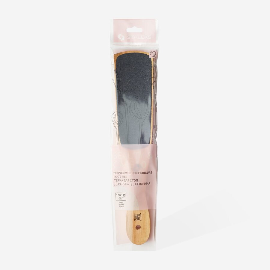 Дървена пила за пети Beauty & Care 10 Type 2, 100/180 грит Дървена пила за пети Beauty & Care 10 Type 2, 100/180 грит