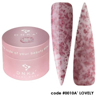 Цветна каучукова основа DNKa 0010A Lovely 30 мл.
