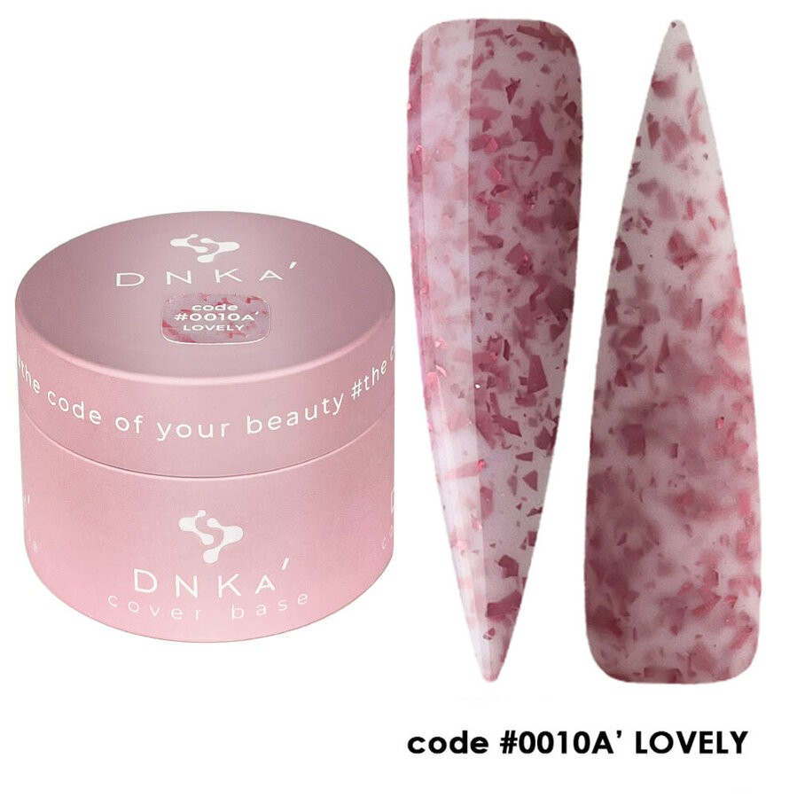 Цветна каучукова основа DNKa 0010A Lovely 30 мл.