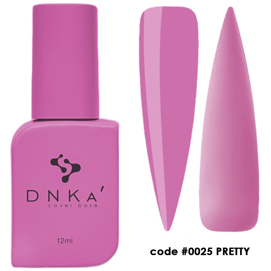 Цветна каучукова основа DNKa 0025 Pretty 12 мл.