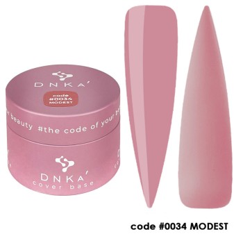Цветна каучукова основа DNKa 0034 Modest 30 мл.