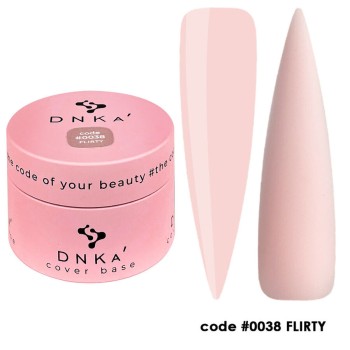 Цветна каучукова основа DNKa 0038 Flirty 30 мл.