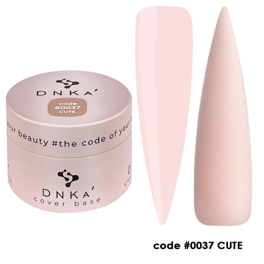Цветна каучукова основа DNKa 0037 Cute 30 мл.