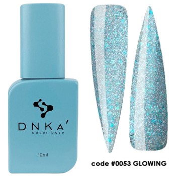 Цветна каучукова основа DNKa 0053 Glowing 12 мл.