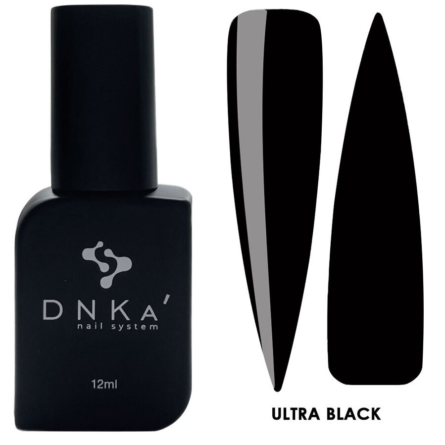 Гел лак DNKa Ultra Black 12 мл. Гел лак DNKa Ultra Black 12 мл.