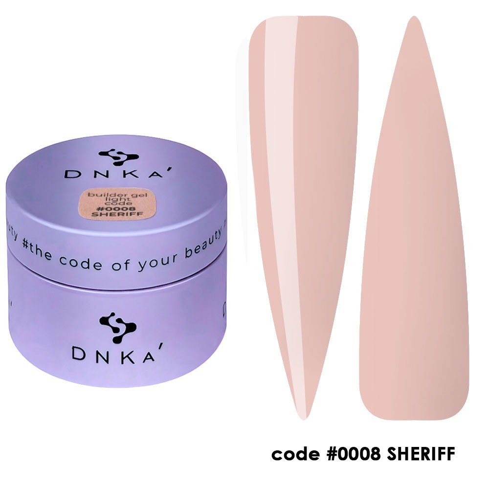 Гел за изграждане DNKa Light 008 Sheriff 30 мл. Гел за изграждане DNKa Light 008 Sheriff 30 мл.