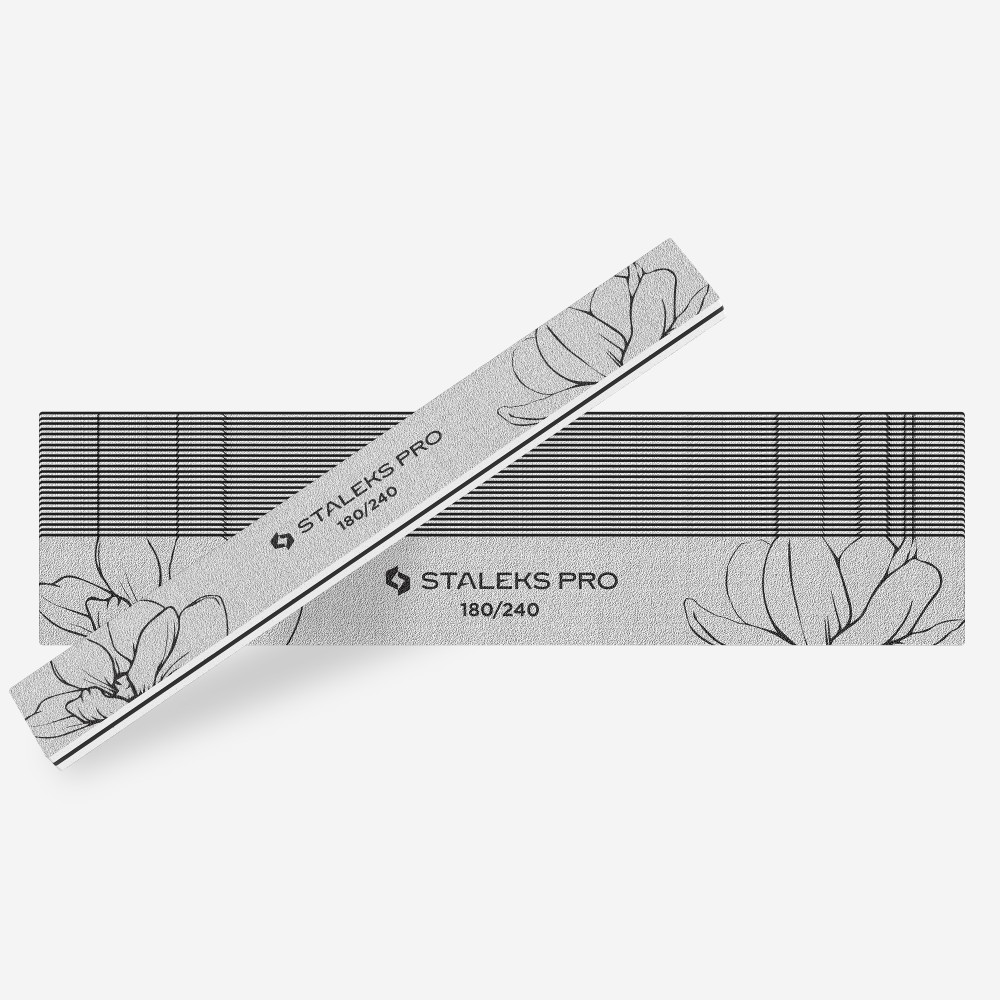 Пили за нокти Staleks Pro 180/240 грит, права Пили за нокти Staleks Pro 180/240 грит, права