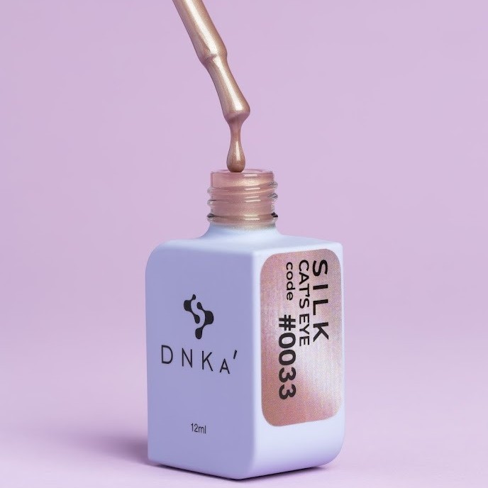 Гел лак DNKa Cat Eye Silk 12 мл. 0033 Гел лак DNKa Cat Eye Silk 12 мл. 0033