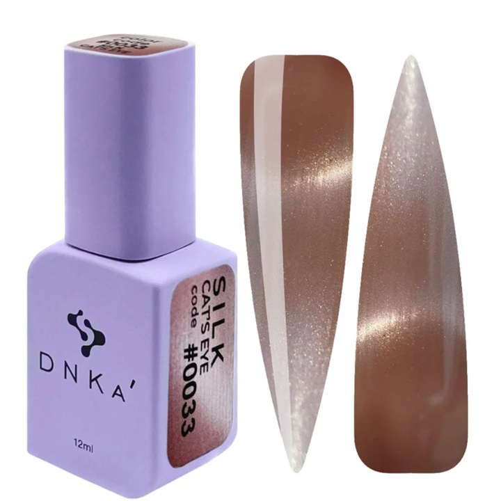 Гел лак DNKa Cat Eye Silk 12 мл. 0033 Гел лак DNKa Cat Eye Silk 12 мл. 0033
