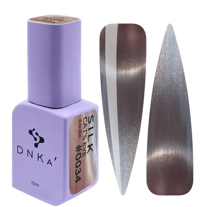 Гел лак DNKa Cat Eye Silk 12 мл. 0034 Гел лак DNKa Cat Eye Silk 12 мл. 0034