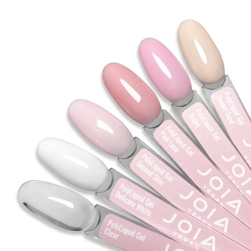 Течен гел Polyliquid Joia Vegan, Delicate White 8 мл. Течен гел Polyliquid Joia Vegan, Delicate White 8 мл.