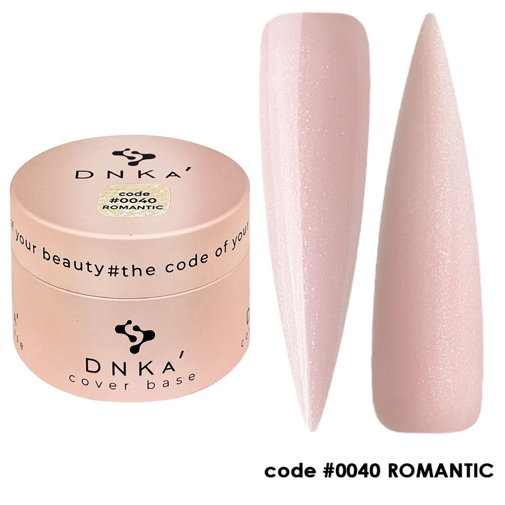 Цветна каучукова основа DNKa 0040 Romantic 30 мл. Цветна каучукова основа DNKa 0040 Romantic 30 мл.